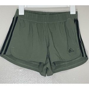 ADIDAS Aeroready Green Running Athletic Gym Shorts Size S